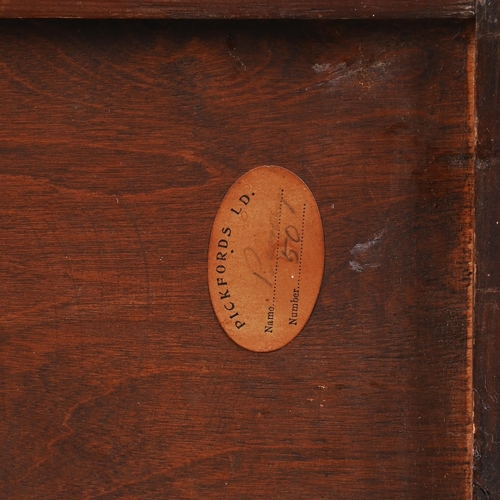 135 - A WALNUT AND CROSSBANDED BOWFRONT BACHELOR'S CHEST OF DRAWERS CIRCA 1740 AND LATER 76cm high, 61.5cm... 