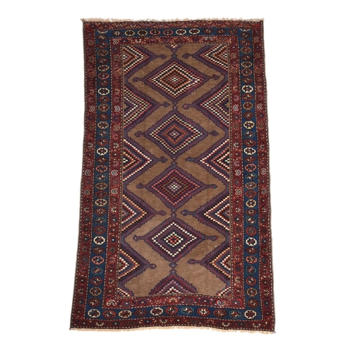 138 - A SHIRVAN RUG LATE 19TH CENTURY approximately 214 x 118cmPLEASE NOTE: THIS LOT IS NOT AVAILABLE TO V... 