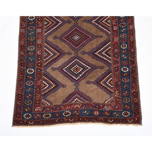 138 - A SHIRVAN RUG LATE 19TH CENTURY approximately 214 x 118cmPLEASE NOTE: THIS LOT IS NOT AVAILABLE TO V... 