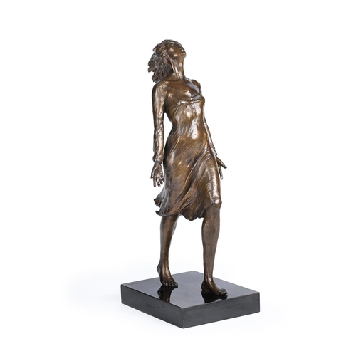 38 - GWEN MARCUS (AMERICAN B. 1957)SUDDEN BREEZE Bronze Signed, dated 1997 and numbered 12/35 48cm (18¾in... 