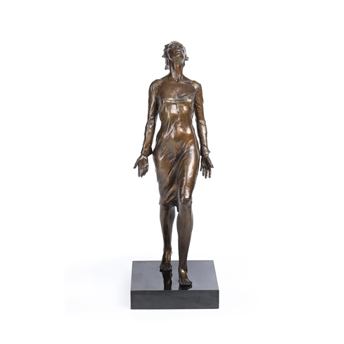 38 - GWEN MARCUS (AMERICAN B. 1957)SUDDEN BREEZE Bronze Signed, dated 1997 and numbered 12/35 48cm (18¾in... 