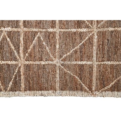 66 - A NATURAL JUTE HANDWOVEN CARPETCONTEMPORARYapproximately 278 x 182cm