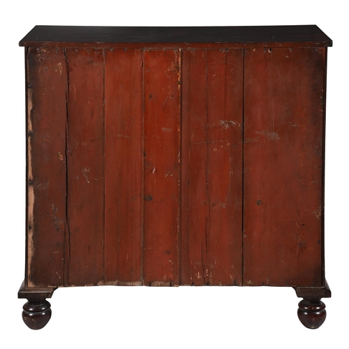 78 - A GEORGE IV MAHOGANY CHEST OF DRAWERS CIRCA 1825108.5cm high, 111cm wide, 51cm deep