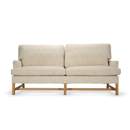 96 - A 'FALCONER' SOFA BY SIBYL COLEFAX & JOHN FOWLERUpholstered in Larsen 'Mekele Clay' fabric93cm high,... 