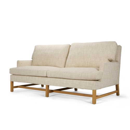 96 - A 'FALCONER' SOFA BY SIBYL COLEFAX & JOHN FOWLERUpholstered in Larsen 'Mekele Clay' fabric93cm high,... 