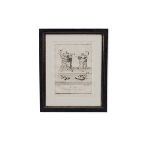 179 - AFTER CASANOVA AND VANNIA SET OF TWENTY TWO FRAMED COPPERPLATE ENGRAVINGS FOR THE 'DELLE ANTICHITA D... 