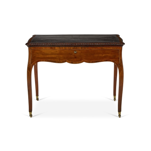 39 - A GEORGE III MAHOGANY ARCHITECT'S TABLE LATE 18TH CENTURY With double ratcheted hinged leather lined... 