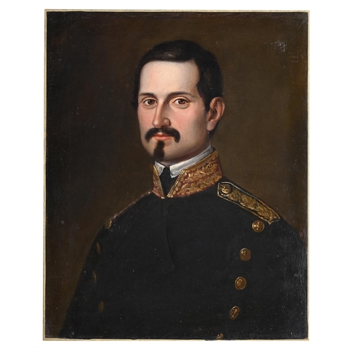 171 - CONTINENTAL SCHOOL (EARLY 19TH CENTURY)PORTRAIT OF A MILITARY OFFICEROil on canvas60 x 48cm (23½ x 1... 