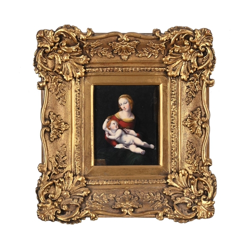 206 - Y AFTER RAFFAELLO SANZIO, CALLED RAPHAELTHE BRIDGEWATER MADONNABodycolour on ivory, rectangular11 x ... 