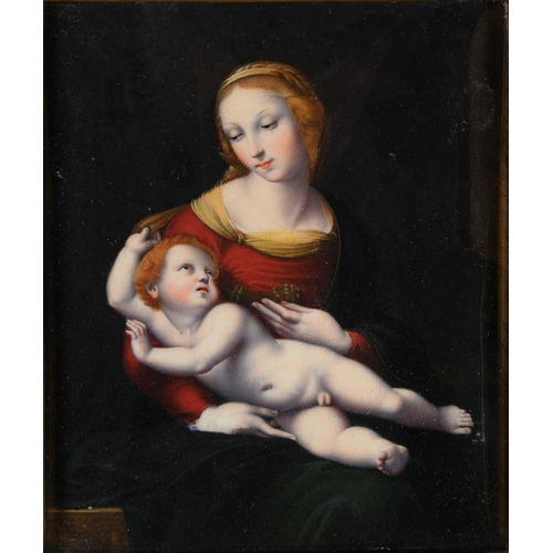 206 - Y AFTER RAFFAELLO SANZIO, CALLED RAPHAELTHE BRIDGEWATER MADONNABodycolour on ivory, rectangular11 x ... 