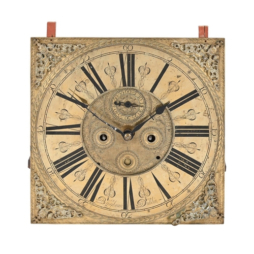 165 - AN IRISH MAHOGANY EIGHT-DAY LONGCASE CLOCKTHE DIAL SIGNED FOR BINGHAM, DUBLIN, LATE 18th CENTURY AND... 