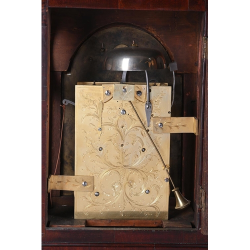 188 - A GEORGE III MAHOGANY TABLE/BRACKET CLOCK WITH TRIP-HOUR REPEATEDWARD SCALES, LONDON, CIRCA 1775The ... 