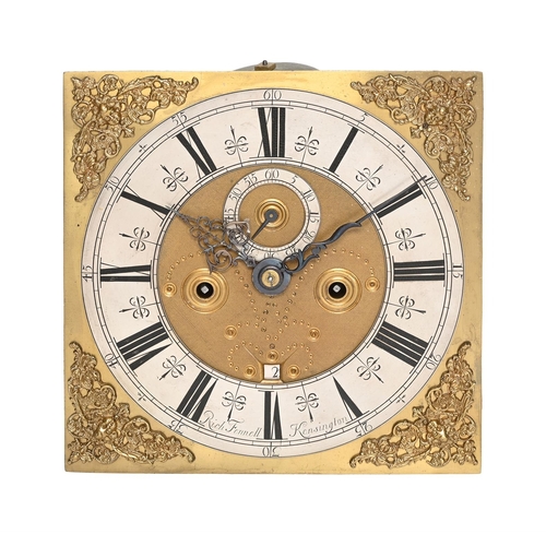 198 - A WILLIAM III WALNUT AND FLORAL MARQUETRY EIGHT-DAY LONGCASE CLOCK RICHARD FENNELL, KENSINGTON, CIRC... 