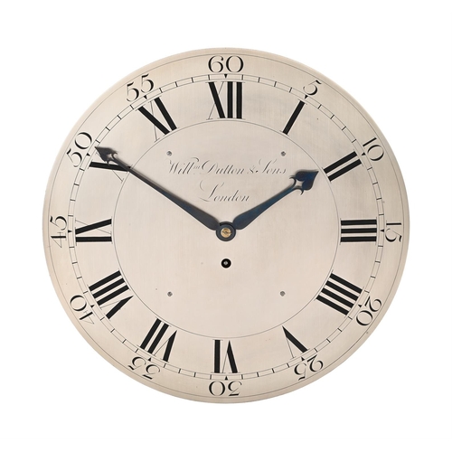 206 - A FINE GEORGE III MAHOGANY DROP-DIAL FUSEE WALL TIMEPIECE OF MUDGE AND DUTTON 'PHASE II' DESIGNWILLI... 