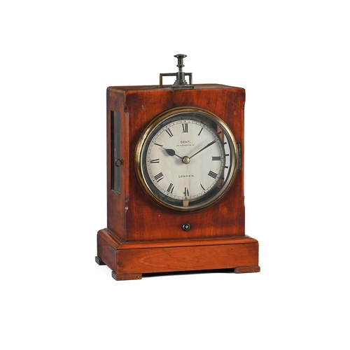 A VICTORIAN MAHOGANY NIGHTWATCHMAN'S TELL-TALE BRACKET CLOCK OR ...