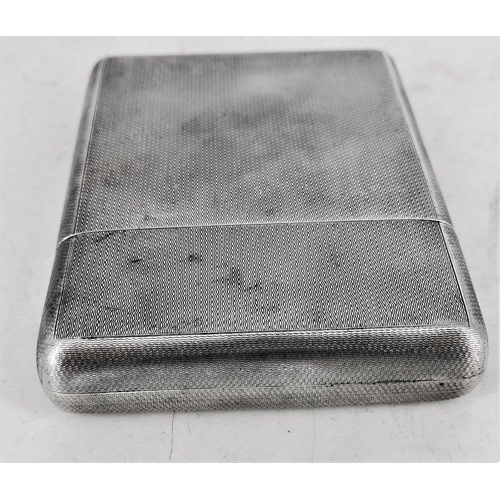 40 - AN EARLY 20TH CENTURY SILVER HIP FLASK, Birmingham, 1937, maker mark of A.W for A. Wilcox. With engi... 