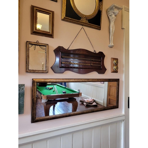 87 - AN E. J RILEY SNOOKER DINING TABLE, comes with snooker cues, set of balls and a score board. Table h... 