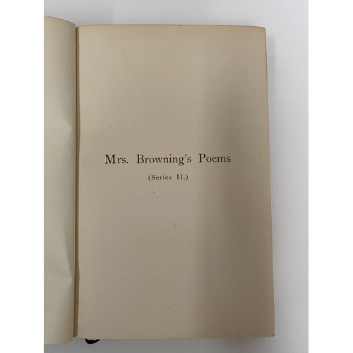 222 - A BOOK LOT: A COLLECTION OF FIVE ‘THE POETICAL WORKS’ BOOKS BY LONDON & GLASGOW COLLINS’ CLEAR TYPE ... 