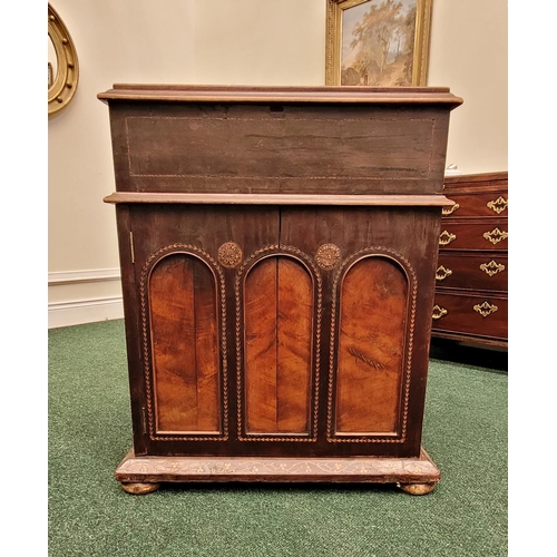 2 - A 19TH CENTURY IRISH KILLARNEY-WARE DAVENPORT DESK, circa 1850, this fantastic piece of Irish furnit... 