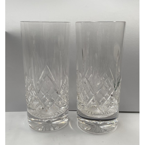 205 - A COLLECTION OF TIPPERARY CRYSTAL AND STUART CUT GLASS, to include two Stuart cut glass tumblers, al... 