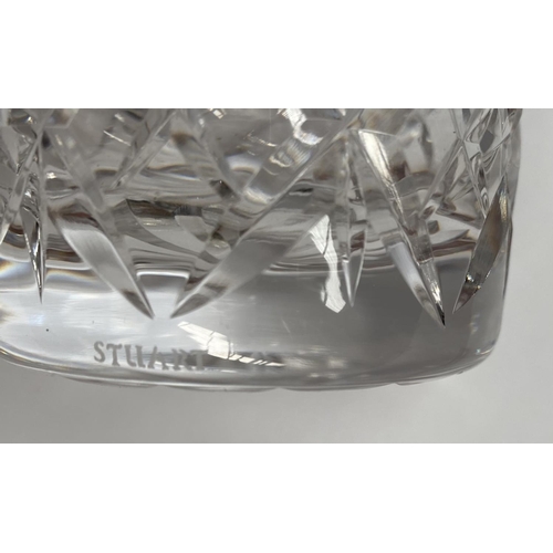 205 - A COLLECTION OF TIPPERARY CRYSTAL AND STUART CUT GLASS, to include two Stuart cut glass tumblers, al... 