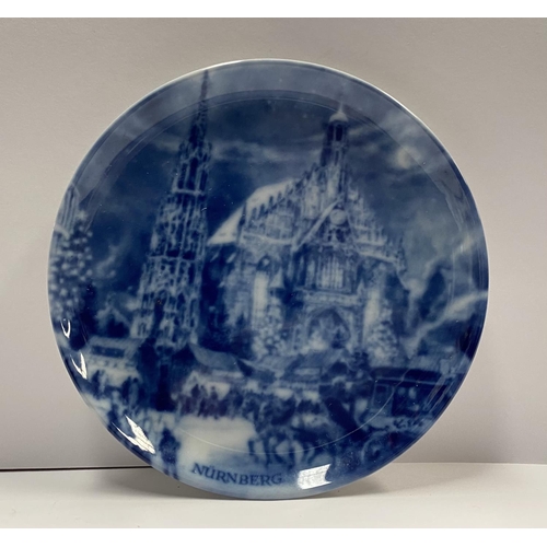 208 - A WONDERFUL COLLECTION OF DUTCH BLUE DELFT, to include (i) seven Delft Blue Holland buildings, all m... 