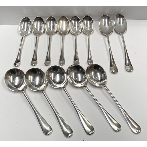 242 - A SILVER PLATED CUTLERY LOT to include (i) five silver plated teaspoons, (ii) eight silver plated ta... 