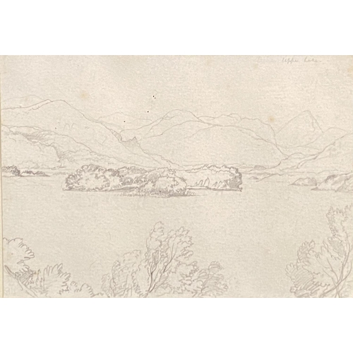 41 - A PAIR OF PENCIL SKETCHES, ATTRIBUTED TO EDWARD WILLIAM COOKE, R.A., (i) Killarney, Upper Lake, Sept... 