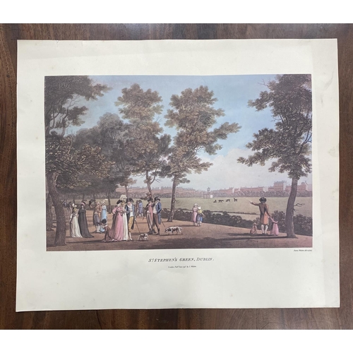 153 - AFTER JAMES MALTON (1761-1803), A Collection of five coloured print reproductions of James Malton aq... 