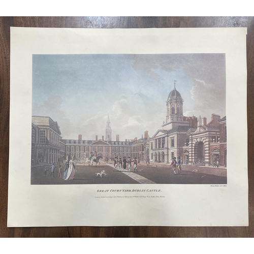 153 - AFTER JAMES MALTON (1761-1803), A Collection of five coloured print reproductions of James Malton aq... 