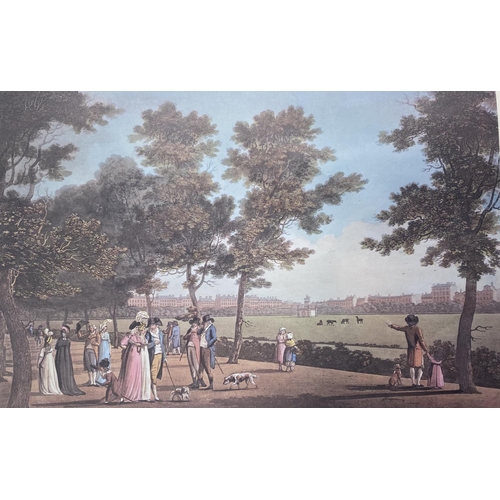 153 - AFTER JAMES MALTON (1761-1803), A Collection of five coloured print reproductions of James Malton aq... 