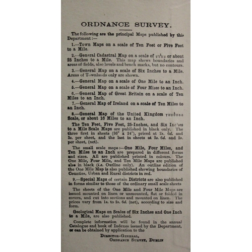 193 - MAP: ORDNANCE SURVEY OF IRELAND, 