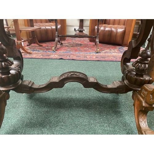 24 - A LATE 19TH CENTURY BURR WALNUT CARD TABLE, having rectangular top in figured burr walnut with mould... 