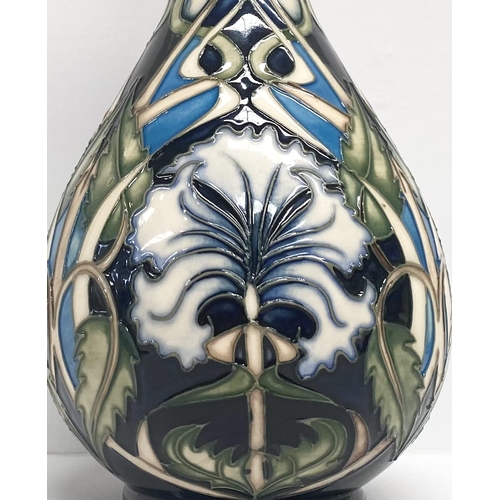 3 - A MOORCROFT POTTERY VASE, designed by Rachel Bishop in the ‘Centaurea’ pattern for the Moorcroft Col... 