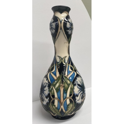 3 - A MOORCROFT POTTERY VASE, designed by Rachel Bishop in the ‘Centaurea’ pattern for the Moorcroft Col... 