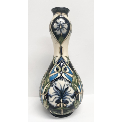 3 - A MOORCROFT POTTERY VASE, designed by Rachel Bishop in the ‘Centaurea’ pattern for the Moorcroft Col... 