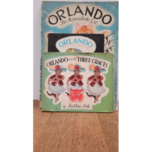 211 - A COLLECTION OF ‘ORLANDO THE MARMALADE CAT’ BOOKS, come hard back some soft; various publishing date... 