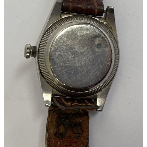 74 - A ROLEX OYSTER PERPETUAL GENTLEMANS WRISTWATCH, circa 1931, serial number: 4015; featured a self-win... 