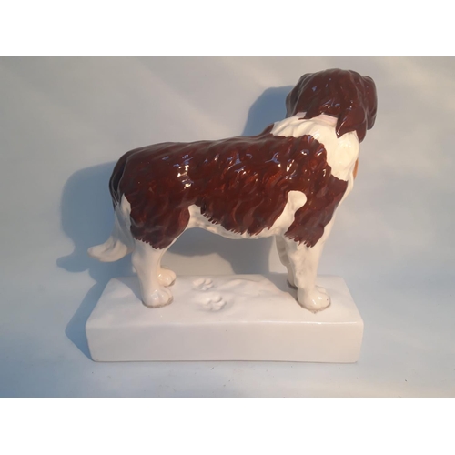 156 - A RARE HENNESSY COGNAC ADVERTISING ST. BERNARD DOG, 28cm x 27cm (W x H). Condition; in excellent con... 