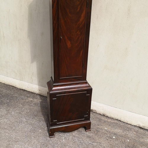 20 - AN 18TH CENTURY MAHOGANY ‘PAGODA’ HOOD CASED GRANDFATHER CLOCK, London, 1790. With arch-dial clock f... 