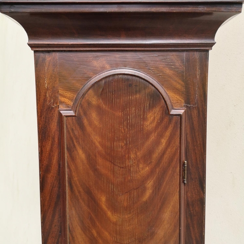 20 - AN 18TH CENTURY MAHOGANY ‘PAGODA’ HOOD CASED GRANDFATHER CLOCK, London, 1790. With arch-dial clock f... 