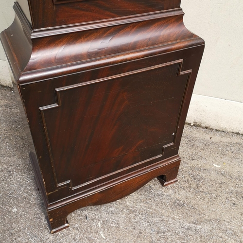 20 - AN 18TH CENTURY MAHOGANY ‘PAGODA’ HOOD CASED GRANDFATHER CLOCK, London, 1790. With arch-dial clock f... 