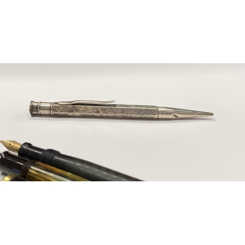 119 - AN ANTIQUE SANFORD PEN CO. INC. SPECIAL LEVER FOUNTAIN PEN, with 14k gold nib, along with (ii) an An... 