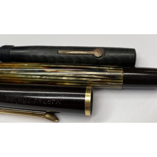 119 - AN ANTIQUE SANFORD PEN CO. INC. SPECIAL LEVER FOUNTAIN PEN, with 14k gold nib, along with (ii) an An... 