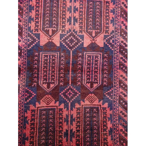 54 - AN AFGHAN RUG, ‘Yacub Khani’ rug, material: hand spun wool with natural organic dyes; design: this r... 