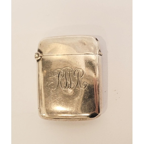50 - A COLLECTION OF SILVER ‘TINDER BOXES’ / ‘VESTA CASES’, (i) A beautifully decorated vesta case; with ... 