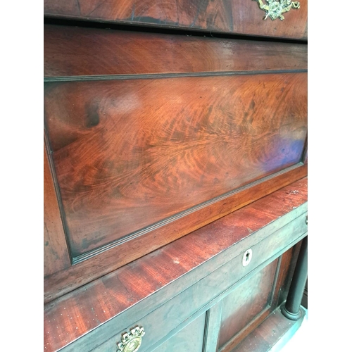 112 - A 19TH CENTURY SUBSTANTIAL SECRETAIRE DESK, this antique piece of furniture is of great quality. The... 