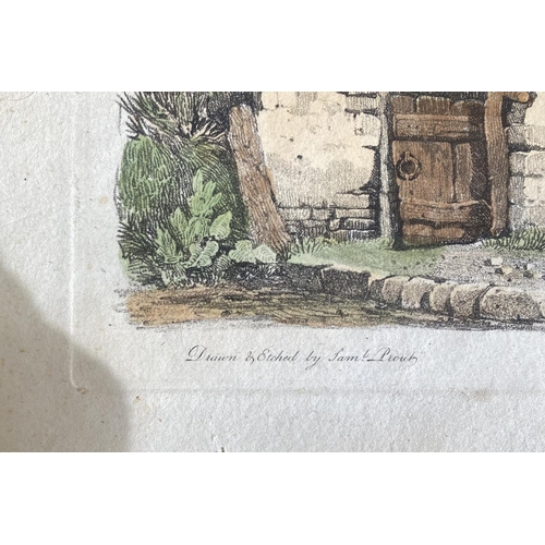 141 - SAMUEL PROUT (British, 1783–1852), “PICTURESQUE STUDIES NEAR LAUNCESTON”, coloured etchings on paper... 