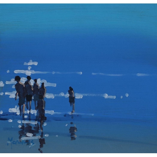 10 - JOHN MORRIS (Irish, b.1985), ‘SUMMERS DAY’, oil on canvas, signed lower left, dimensions: 8in x 8in ... 