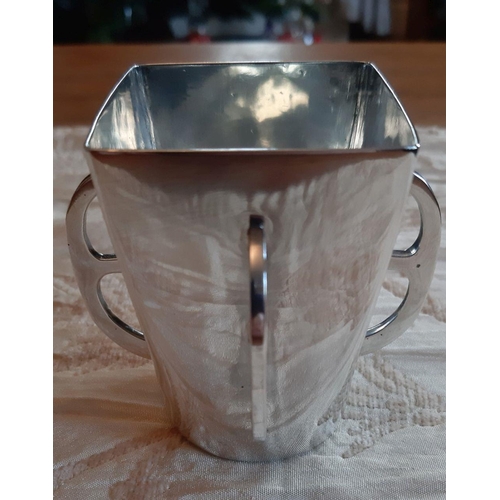 35 - A SOLID SILVER METHER CUP, Hallmarked London, dated 1931, inscribed M.H.G.C. Fairway Challenge Cup 1... 